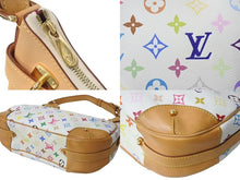 画像をギャラリービューアに読み込む, LOUIS VUITTON ルイヴィトン ショルダーバッグ グレタ M40195 モノグラム マルチカラー ホワイト 美品 中古 4b002630
