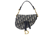 Load image into Gallery viewer, 極美品 Christian Dior クリスチャンディオール サドルバッグ ベージュ コットン ベルト付き M0456CTZQ M928 ゴールド金具 中古 4b002631