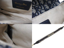 Load image into Gallery viewer, 極美品 Christian Dior クリスチャンディオール サドルバッグ ベージュ コットン ベルト付き M0456CTZQ M928 ゴールド金具 中古 4b002631