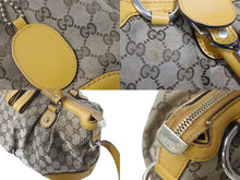 画像をギャラリービューアに読み込む, GUCCI グッチ スーキー ハンドバッグ 247902 GGキャンバス レザー ベージュ イエロー ゴールド金具 美品 中古 4b002634