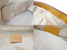画像をギャラリービューアに読み込む, GUCCI グッチ スーキー ハンドバッグ 247902 GGキャンバス レザー ベージュ イエロー ゴールド金具 美品 中古 4b002634