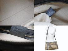 画像をギャラリービューアに読み込む, GUCCI グッチ 2WAYバッグ ハンドバッグ ショルダーバッグ 282300 204991 GGキャンバス ベージュ グレー ゴールド金具 良品 中古 4b002635