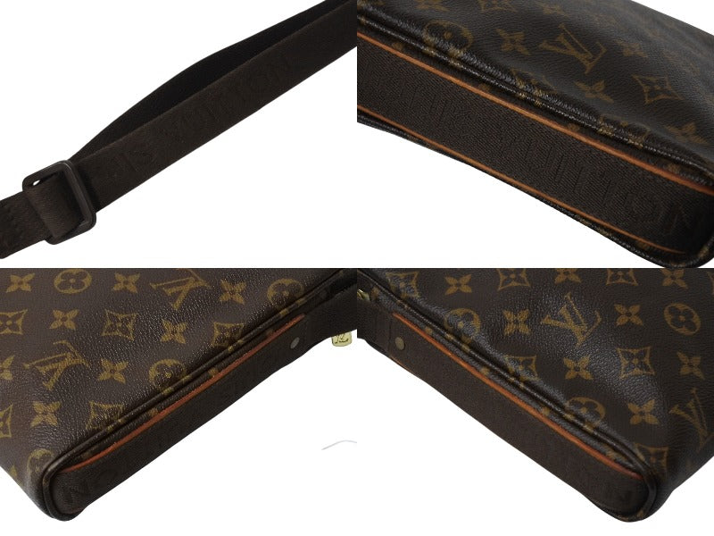 LOUIS VUITTON ルイヴィトン トロター ボブール ショルダーバッグ M97037 モノグラム ブラウン PVC レザー ゴールド金具 美品 中古 4b002638