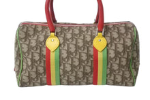 Load image into Gallery viewer, Christian Dior クリスチャンディオール ハンドバッグ 05-MA-0034 トロッター柄 ラスタカラー ブラウン ガリアーノ期 美品 中古 4b002640