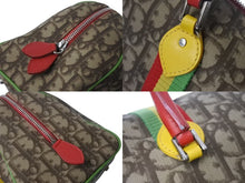 Load image into Gallery viewer, Christian Dior クリスチャンディオール ハンドバッグ 05-MA-0034 トロッター柄 ラスタカラー ブラウン ガリアーノ期 美品 中古 4b002640