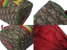 Load image into Gallery viewer, Christian Dior クリスチャンディオール ハンドバッグ 05-MA-0034 トロッター柄 ラスタカラー ブラウン ガリアーノ期 美品 中古 4b002640