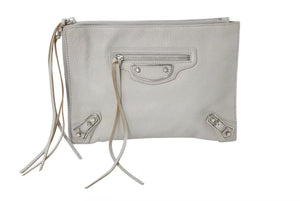 BALENCIAGA バレンシアガ メタルエッジ クラッチバッグ 390174 グレー