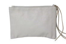 画像をギャラリービューアに読み込む, BALENCIAGA バレンシアガ メタルエッジ クラッチバッグ 390174 グレー レザー シルバー金具 手持ち ポーチ 美品 中古 4b002642