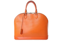 Load image into Gallery viewer, LOUISVUITTON ルイヴィトン アルマGM ハンドバッグ M40633 エピ レザー オレンジ M40633 エピ レザー オレンジ シルバー金具 美品 中古 4b002643