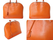Load image into Gallery viewer, LOUISVUITTON ルイヴィトン アルマGM ハンドバッグ M40633 エピ レザー オレンジ M40633 エピ レザー オレンジ シルバー金具 美品 中古 4b002643