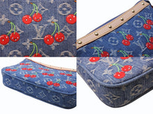 画像をギャラリービューアに読み込む, 新品未使用 LOUIS VUITTON ルイヴィトン モノグラム デニム チェリー ポシェット アクセソワール 新作 M13994 中古 4b002648