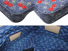 画像をギャラリービューアに読み込む, 新品未使用 LOUIS VUITTON ルイヴィトン モノグラム デニム チェリー ポシェット アクセソワール 新作 M13994 中古 4b002648