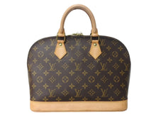Load image into Gallery viewer, LOUIS VUITTON ルイヴィトン モノグラム アルマPM 旧型 ハンドバッグ M51130 ブラウン ゴールド金具 美品 中古 4b002650