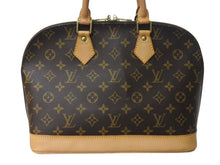 Load image into Gallery viewer, LOUIS VUITTON ルイヴィトン モノグラム アルマPM 旧型 ハンドバッグ M51130 ブラウン ゴールド金具 美品 中古 4b002650