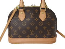 Load image into Gallery viewer, LOUIS VUITTON ルイヴィトン アルマBB ハンドバッグ M53152 ショルダー 2WAY モノグラムキャンバス PVC レザー 美品 中古 4b002652