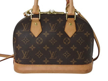 Load image into Gallery viewer, LOUIS VUITTON ルイヴィトン アルマBB ハンドバッグ M53152 ショルダー 2WAY モノグラムキャンバス PVC レザー 美品 中古 4b002652