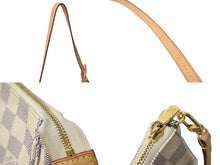 画像をギャラリービューアに読み込む, 極美品 LOUISVUITTON ルイヴィトン ポシェットアクセソワール 化粧 アクセサリーポーチ ダミエアズール ホワイト N41207 中古 4b002654