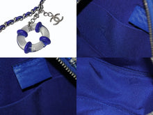 Load image into Gallery viewer, CHANEL シャネル ラウンド チェーンショルダーバッグ 27番台 シャネル19 ココマーク ツイード ブルー 美品 中古 4b002660