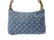 画像をギャラリービューアに読み込む, LOUIS VUITTON ルイヴィトン モノグラムデニム バギーPM ショルダーバッグ ワンショルダー M95049 インディゴブルー 美品 中古 4b002663