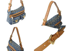 画像をギャラリービューアに読み込む, LOUIS VUITTON ルイヴィトン モノグラムデニム バギーPM ショルダーバッグ ワンショルダー M95049 インディゴブルー 美品 中古 4b002663