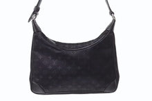 画像をギャラリービューアに読み込む, LOUIS VUITTON ルイヴィトン リトル ブローニュ ワンショルダーバッグ M92142 モノグラム サテン ブラック シルバー金具 美品 中古 4b002666