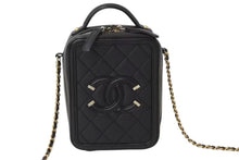 Load image into Gallery viewer, 極美品 CHANEL シャネル CCフィリグリー チェーンショルダーバッグ AS0988 28番台 キャビアスキン ココマーク ブラック 中古 4b002668