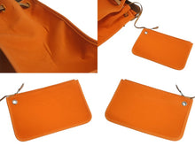 Load image into Gallery viewer, 極美品 HERMES エルメス エールバッグジップ ショルダーバッグ ハンドバッグ Q刻印 トワルオフィシエ オレンジ 中古 4b002669
