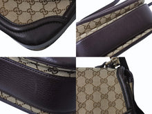 画像をギャラリービューアに読み込む, GUCCI グッチ ハンドバッグ ベージュ ブラウン バンブー GGスプリームキャンバス 254884 ゴールド金具 美品 中古 4b002673