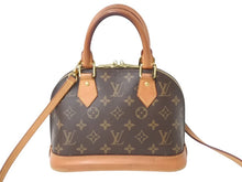 Load image into Gallery viewer, LOUIS VUITTON ルイヴィトン アルマBB ハンドバッグ M53152 ショルダー 2WAY モノグラムキャンバス PVC レザー 美品 中古 4b002681