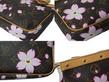 Load image into Gallery viewer, 極美品 LOUISVUITTON ルイヴィトン 村上隆 ポシェットアクセソワール ポーチ M92006 モノグラムチェリーブロッサム 中古 4b002682