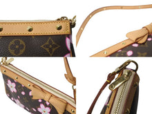 Load image into Gallery viewer, 極美品 LOUISVUITTON ルイヴィトン 村上隆 ポシェットアクセソワール ポーチ M92006 モノグラムチェリーブロッサム 中古 4b002682