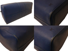 画像をギャラリービューアに読み込む, LOUIS VUITTON ルイヴィトン キーポル55 ボストンバッグ エピレザー ブルー M42955 美品 中古 4b002683