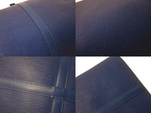 画像をギャラリービューアに読み込む, LOUIS VUITTON ルイヴィトン キーポル55 ボストンバッグ エピレザー ブルー M42955 美品 中古 4b002683