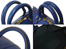 画像をギャラリービューアに読み込む, LOUIS VUITTON ルイヴィトン キーポル55 ボストンバッグ エピレザー ブルー M42955 美品 中古 4b002683
