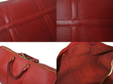 画像をギャラリービューアに読み込む, 極美品 LOUIS VUITTON ルイヴィトン キーポル50 ボストンバッグ M42967 カスティリアンレッド エピレザー 中古 4b002684