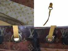 画像をギャラリービューアに読み込む, LOUIS VUITTON ルイヴィトン カバ トートバッグ M50500 モノグラム クルーズライン ビニール レザー クリアブラウン 美品 中古 4b002687