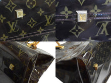 画像をギャラリービューアに読み込む, LOUIS VUITTON ルイヴィトン カバ トートバッグ M50500 モノグラム クルーズライン ビニール レザー クリアブラウン 美品 中古 4b002687
