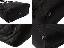 Load image into Gallery viewer, CHANEL シャネル カンボンライン ラージトートバッグ 10番台 A25169 ココマーク カーフスキン パテントレザー ブラウン 美品 中古 4b002692