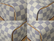 Load image into Gallery viewer, LOUIS VUITTON ルイヴィトン ダミエ アズール スピーディバンドリエール25 N41374 ホワイト ハンドバッグ ショルダー ロゴ ゴールド金具 美品 中古 4b002693