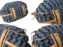 画像をギャラリービューアに読み込む, 極美品 LOUIS VUITTON ルイヴィトン モノグラムデニム カバレイエGM 2way ショルダーバッグ ブルー ゴールド金具 M95336 中古 4b002695