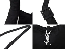 Load image into Gallery viewer, [USED/中古]SAINT LAURENT サンローラン ショルダーバッグ ナイロン GUE733294.1122 ホワイト金具 Aランク 中古 4b002698