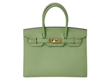 画像をギャラリービューアに読み込む, 極美品 HERMES エルメス バーキン30 セリエ 外縫い ハンドバッグ Z刻印 ヴォーエプソン ヴェールクリケット ゴールド金具 中古 4b002699