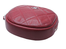 Load image into Gallery viewer, CHANEL シャネル マトラッセ コインケース ココマーク 26番台 スペイン製 キャビアスキン レッド シルバー金具 美品 中古 4b002701