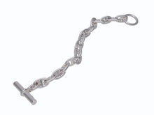 Load image into Gallery viewer, 極美品 HERMES エルメス シェーヌダンクルMM ブレスレット 24C220662 フランス製 16コマ シルバー925 57.8g 中古 4b002704