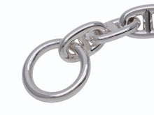 Load image into Gallery viewer, 極美品 HERMES エルメス シェーヌダンクルMM ブレスレット 24C220662 フランス製 16コマ シルバー925 57.8g 中古 4b002704