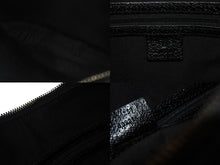 画像をギャラリービューアに読み込む, GUCCI グッチ ハンドバッグ ブラック GGスプリームキャンバス レザー 124357 GG柄 シルバー金具 美品 中古 4b002709