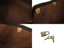 画像をギャラリービューアに読み込む, LOUIS VUITTON ルイヴィトン キーポル55 ボストンバッグ M41424 モノグラム PVC レザー ブラウン 美品 中古 4b002712