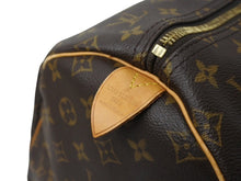 画像をギャラリービューアに読み込む, LOUIS VUITTON ルイヴィトン キーポル55 ボストンバッグ M41424 モノグラム PVC レザー ブラウン 美品 中古 4b002712
