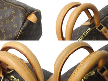 画像をギャラリービューアに読み込む, LOUIS VUITTON ルイヴィトン キーポル55 ボストンバッグ M41424 モノグラム PVC レザー ブラウン 美品 中古 4b002712