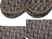 画像をギャラリービューアに読み込む, Christian Dior クリスチャンディオール トロッター サドルバッグ ショルダーバッグ サドルポーチ ブラウン 美品 中古 4b002716